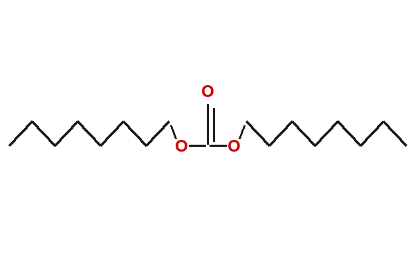 Dicaprylyl Carbonate chemical structure, CAS 1680-31-5